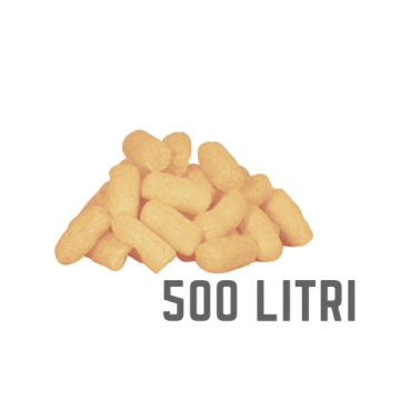 Fulgi biodegradabili portocaliu, 500 litri