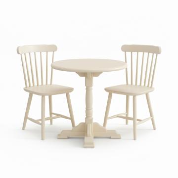 Masa Pedestal cu doua scaune MD2 colorate