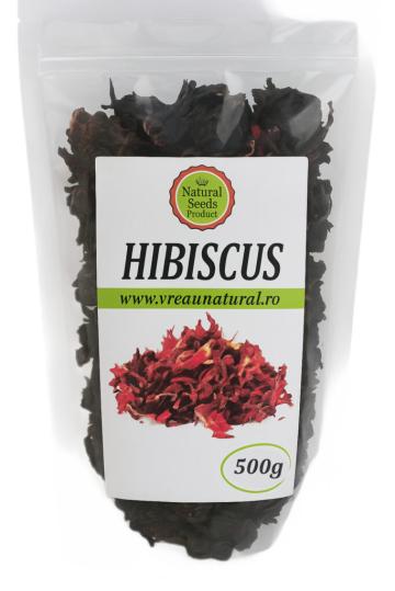 Ceai flori hibiscus, Natural Seeds Product, 500g de la Natural Seeds Product SRL