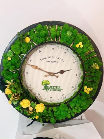 Ceas vintage cu licheni naturali - Multicolor 12