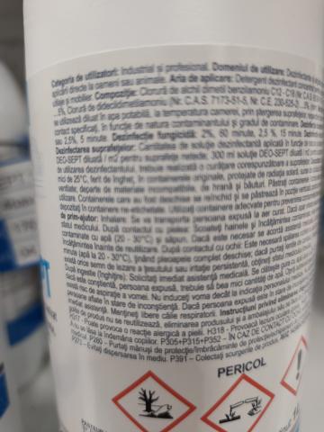 Dezinfectant concentrat Deo-Sept