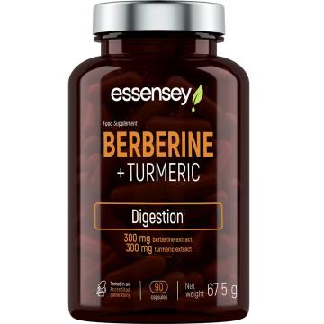Supliment alimentar Berberine + Turmeric 90 tablete de la Krill Oil Impex Srl