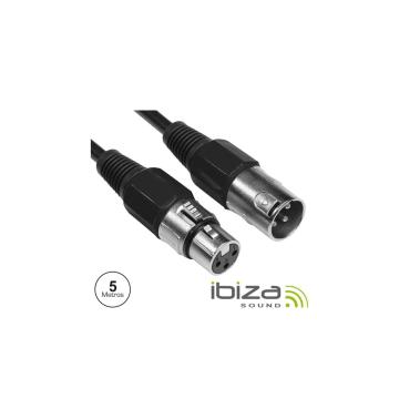 Cablu audio profesional XLR tata - XLR mama, lungime 5m