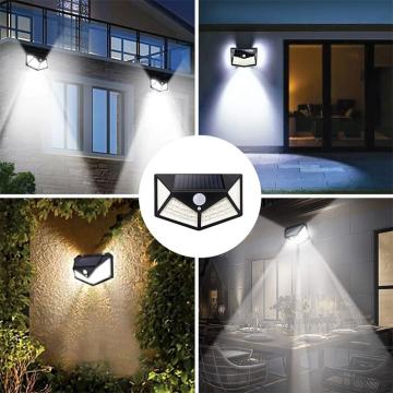 Lampa led solara cu senzor de miscare 6W