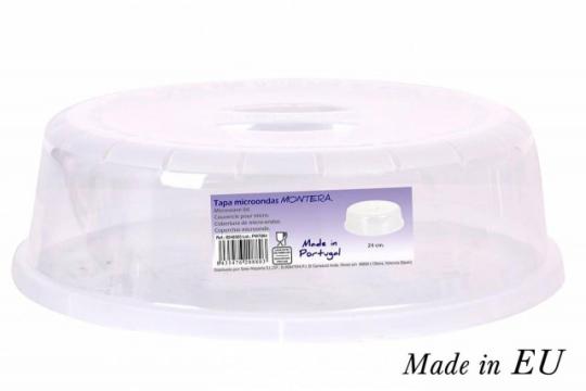 Capac plastic transparent, 24 cm de la Ad Horeca Concept Srl