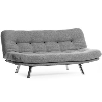 Canapea extensibila 3 locuri living, 180x110 cm - stofa, gri de la Ideal Homs Srl