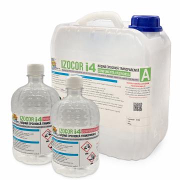 Rasina epoxidica transparenta Izocor i4 chit de 6 kg de la Izocor Protection Srl