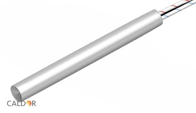 Rezistenta cartus O12A 80 mm, 500W, 230V, cablu teflon 1 m