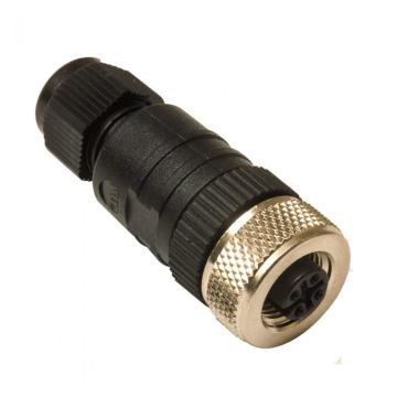 Conector axial mama M12 Datasensing CL12/0B-00A de la MLC Power Automation AG Srl