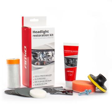 Kit complet pentru lustruire si restaurare faruri de la Auto Care Store Srl
