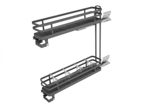 Cos Jolly cu amortizare Orion Grey 150mm