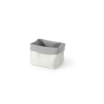 Cos pentru paine, patrat, bumbac - 150x150x(H)150 mm - bej de la Clever Services SRL
