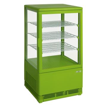 Vitrina frigorifica cu racire ventilata SC 70 verde de la Clever Services SRL