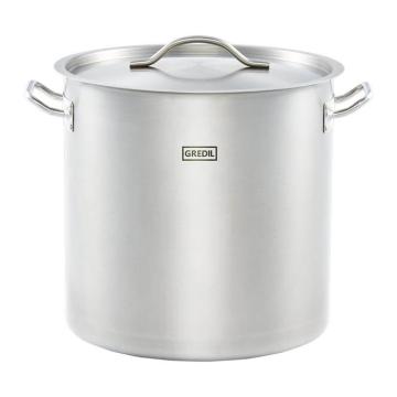 Oala inox profesionala cu capac 36.6 litri Eco de la Fimax Trading Srl
