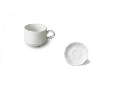 Ceasca cu farfurioara Bernadotte, 120 ml de la Ad Horeca Concept Srl