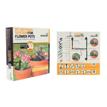 Kit irigare pentru ghivece 30 ghivece