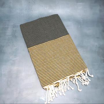Prosop plaja Fouta | Tunis | Gold 200 x 100 cm de la Tradizan