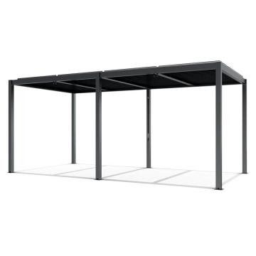 Pergola Luxe 5,8x3m antracit cu iluminare LED de la Leziter Kft.