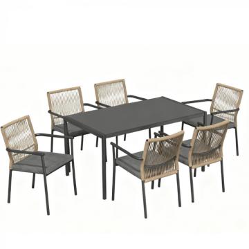 Set de mobilier de gradina pentru 6 persoane Vence de la Leziter Kft.