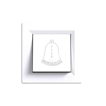 Comutator clopot Nova 101N cu cadru alb de la Leziter Kft.