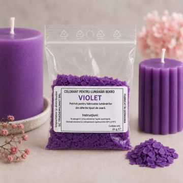 Colorant lumanari Bekro - violet, 25 g