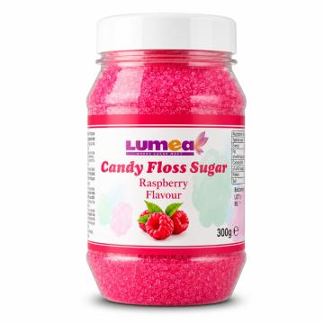 Zahar cu aroma de zmeura pentru vata de zahar, 300g - Lumea de la Lumea Basmelor International Srl
