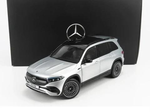 Macheta auto Mercedes-Benz EQB 2021 Iridium Silver scara 1 1 de la Hobbyplanet Romania