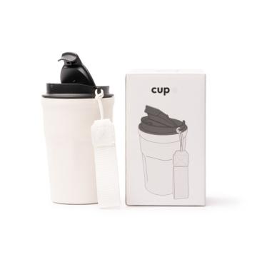 Pahar termos din inox cu maner, 350 ml de la Luma Atelier