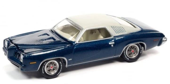 Macheta Pontiac Grand Am 1973 - Admiralty Blue Poly, 1:64