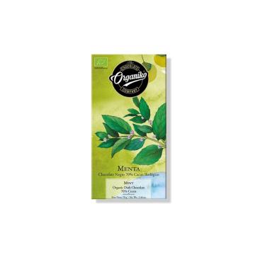 Ciocolata organiko cu 70% cacao si menta