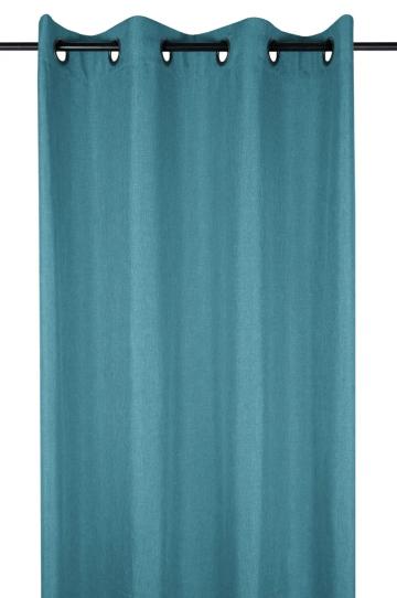 Draperie Bea 140X260 cm, culoare turcoaz, 100% poliester de la URBANIX SRL