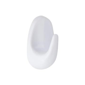 Carlig x1 pvc oval - alb