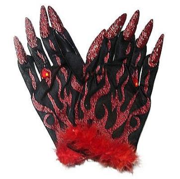 Manusi halloween - diavol de la Hobbyplanet Romania