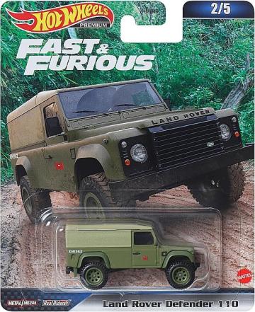 Jucarie metalica Hot Wheels Premium, Land Rover Defender