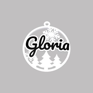 Glob personalizat cu nume 3D, 7 cm de la La Print