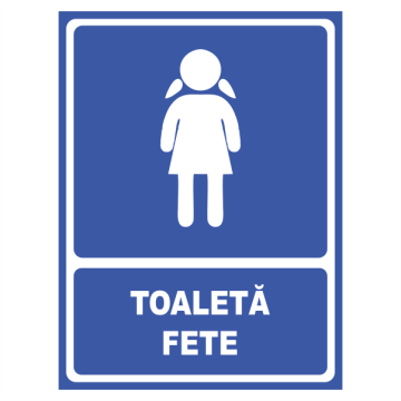 Semne pentru toaleta fete