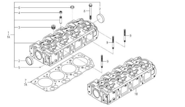 Chiuloasa motor Iseki E4CG de la Kubo Yanm Industrial Srl