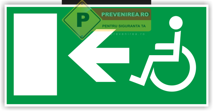Etichete de siguranta pentru iesire persoane cu handicap