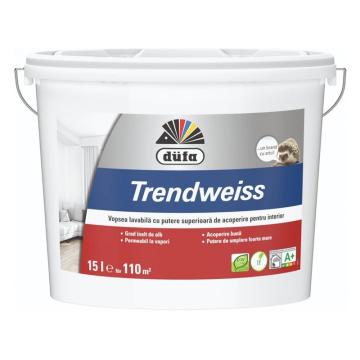 Vopsea lavabila alba dufa Trendweiss LF 7.5litri de la URBANIX SRL