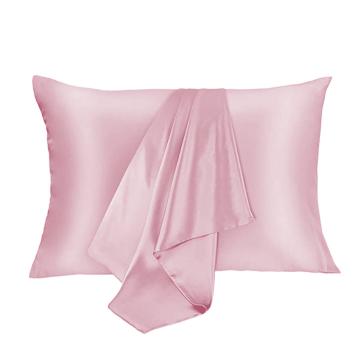 Fata de perna matase 22 Momme, Light Pink, 50X70 cm de la Luxury Anis Srl
