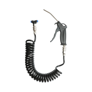 Pistol suflat aer comprimat cu duza 120mm, furtun spiralat