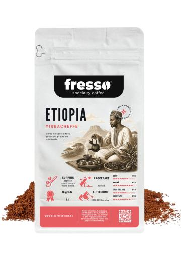 Cafea de origine proaspat prajita Fresso Etiopia Yirgacheffe