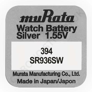 Baterie, Oxid de Argint, muRata 394 / SR936SW, 1.55V, 1 buc de la Saralma Shop Srl
