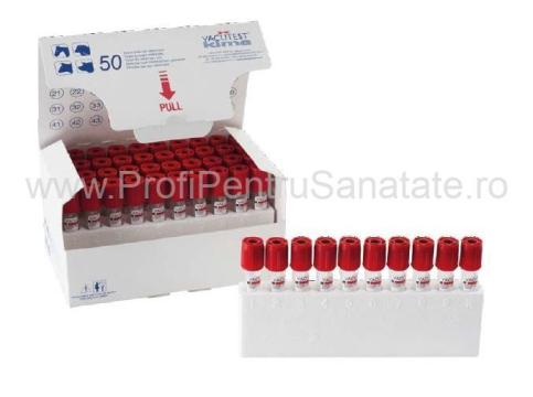 Eprubeta Vacutest Kima - biochimie cu clot activator de la Profi Pentru Sanatate Srl