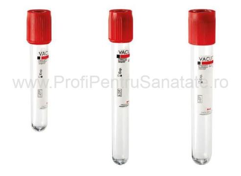 Eprubeta Vacutest Kima - biochimie cu clot activator de la Profi Pentru Sanatate Srl