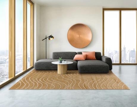 Covor Terra LZ155A Auriu MoftX de la URBANIX SRL