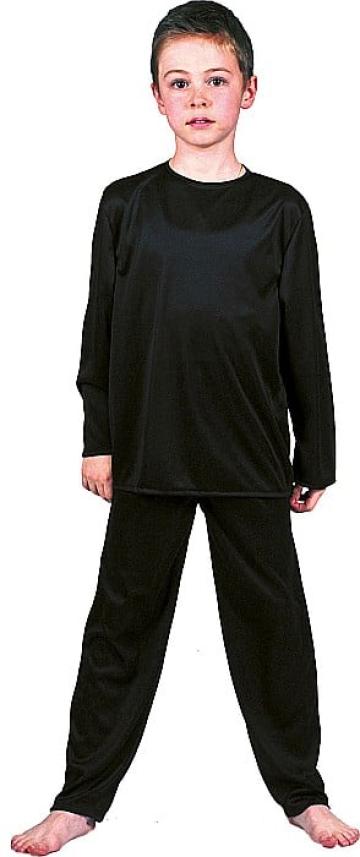 Set bluza si pantalon copii unisex - negru - 140