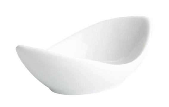 Set 12 barcute mini portelan 9x5x3 cm - boluri fingerfood de la Ad Horeca Concept Srl