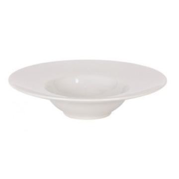 Set 6 farfurii paste portelan Bari Monaco 28 cm - ivoriu de la Ad Horeca Concept Srl