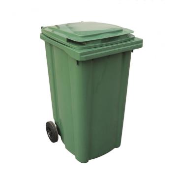 Pubela HDPE CLD 240L verde de la Sanito Distribution Srl